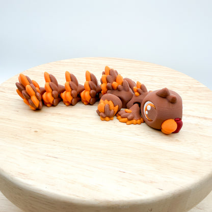 Mini Turkey Dragon Figurine Decor