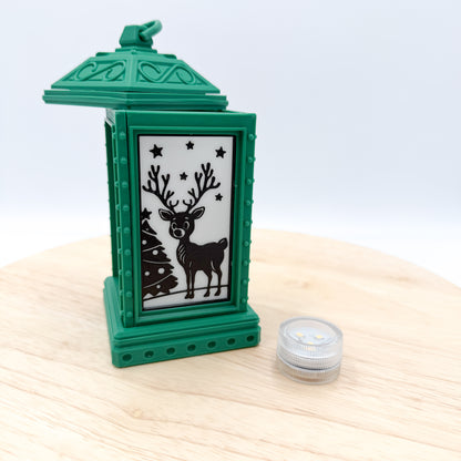 Holiday Lantern Christmas Decor with Light