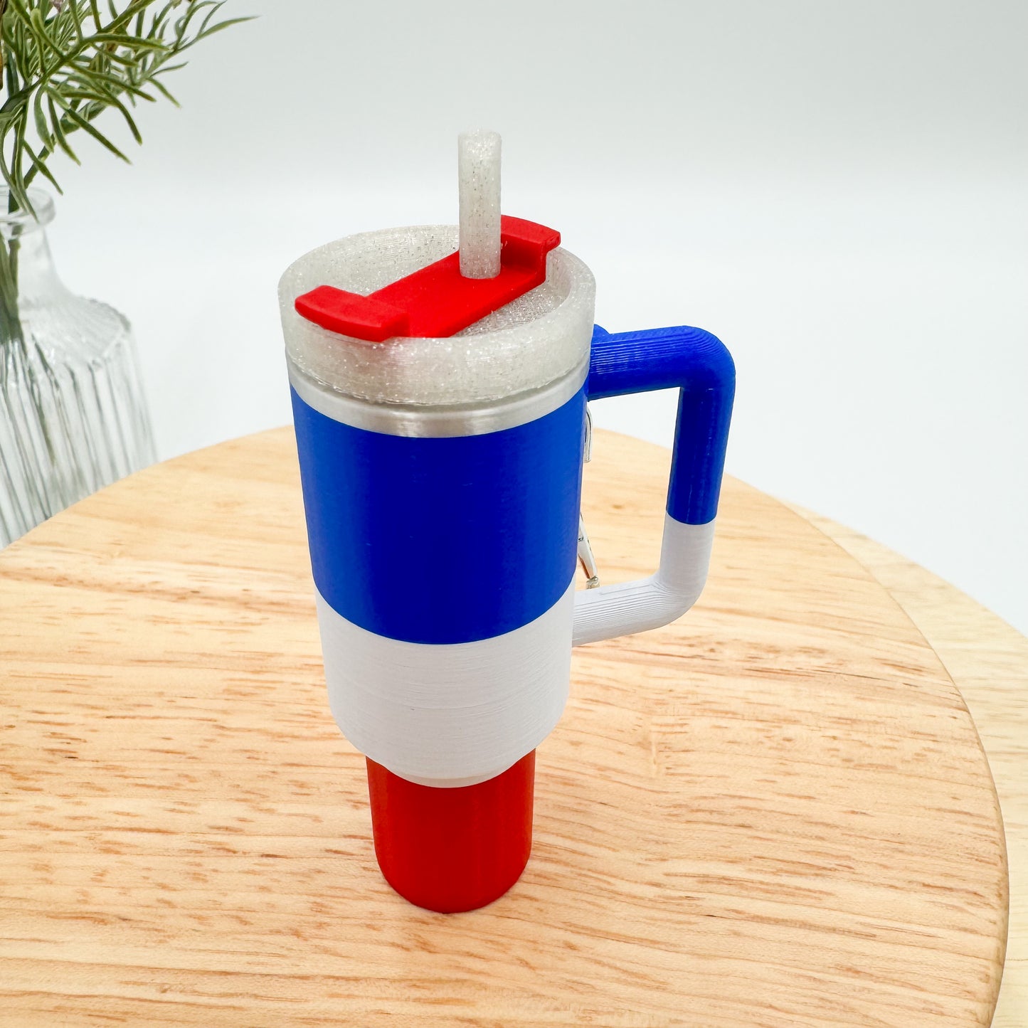 Tumbler Cup Chapstick Holder Keychain Gift