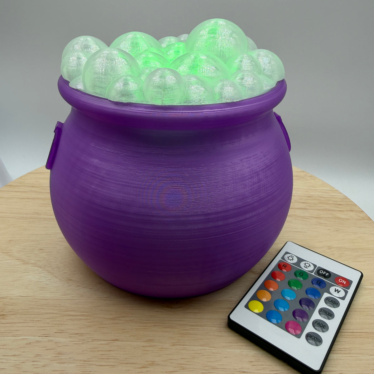Bubbling Cauldron - 3D Printed Halloween Spooky Decor