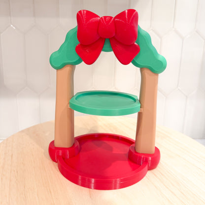 Holiday Tray 3D Printed Christmas Decor