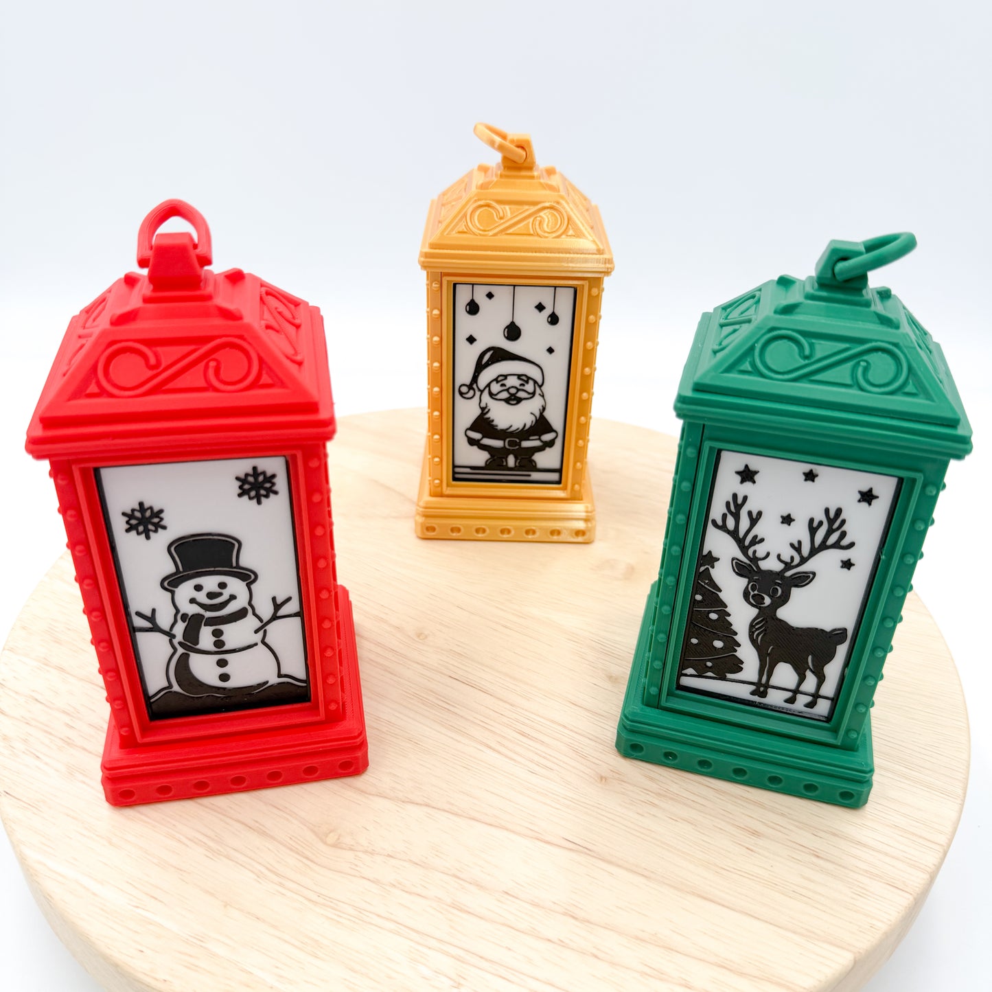 Holiday Lantern Christmas Decor with Light