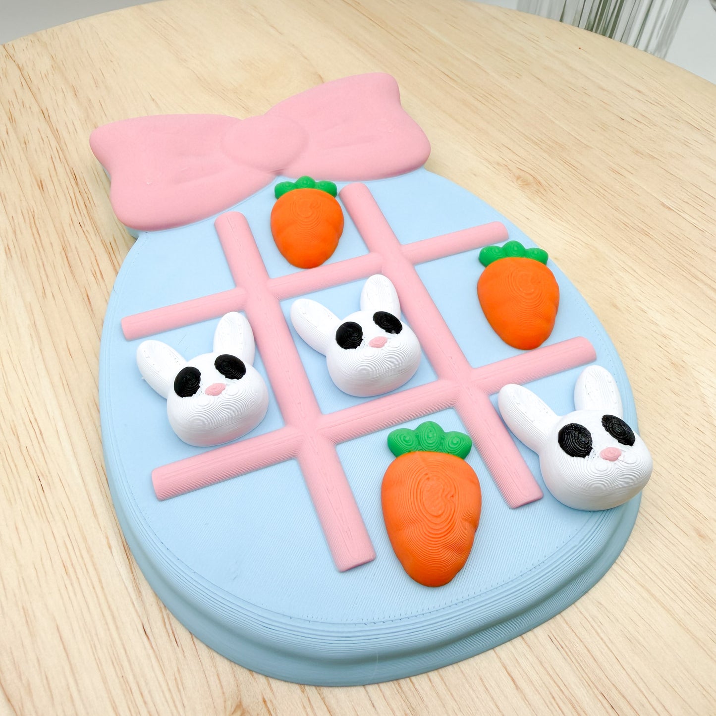 Easter Tic Tac Toe Game 3D Printed Collectible