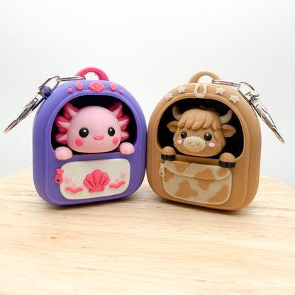 Backpack Buddies Clicker Keychain