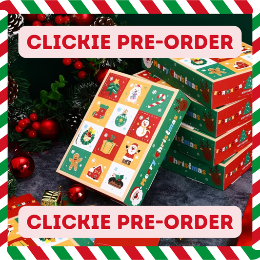 PRE-ORDER 2025 Clickie Advent Calendar - 12 days