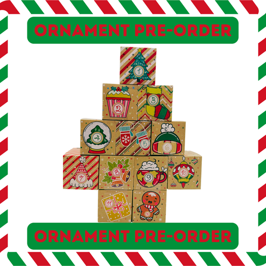 PRE-ORDER 2025 Ornament Advent Calendar - 12 days