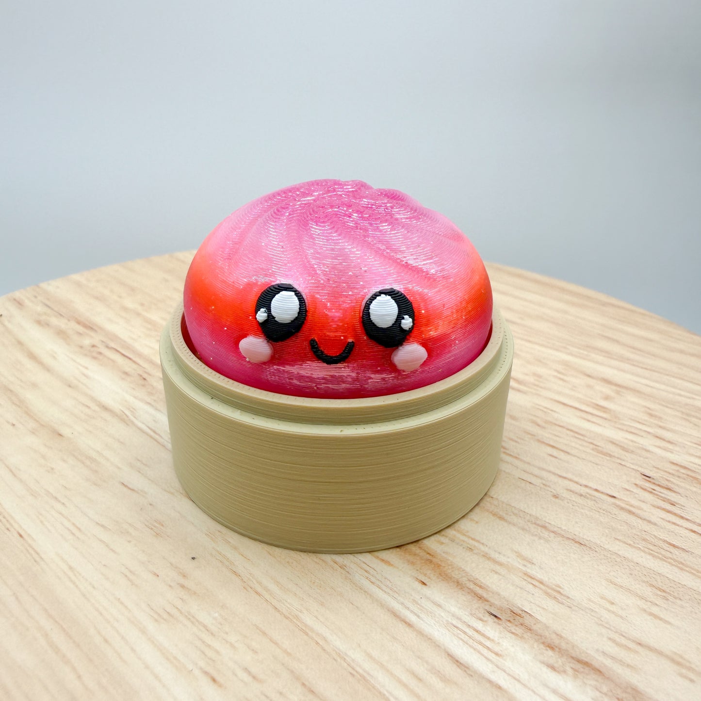 Dumpling Clicker Keychain Collectible