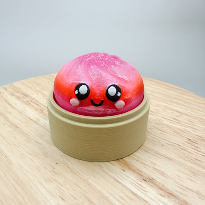 Dumpling Clicker Keychain Collectible