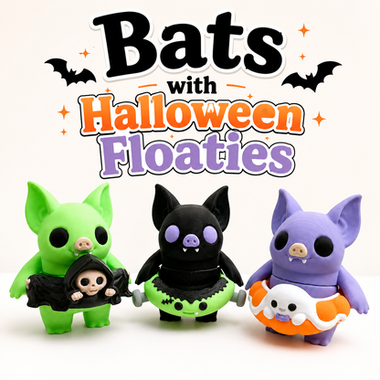 Halloween Bats with Spooky Floaties
