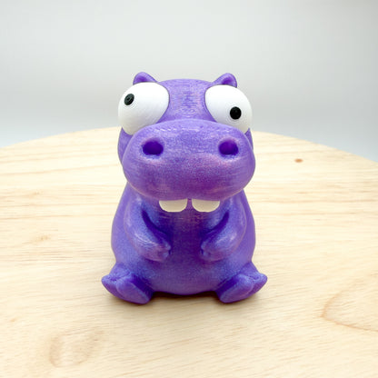 Goofy Eye Animals 3D Printed Collectible with Moveable Eyes