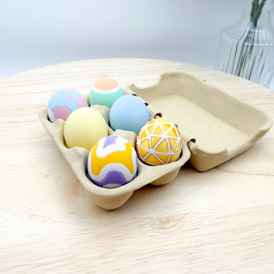 Clickie Decorated Egg Carton - Easter Collectible