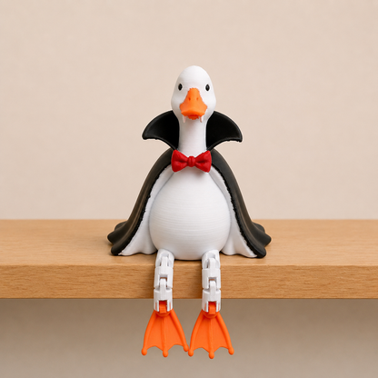 Goose Shelf Sitters 3D Printed Collectible Figurine & Decor