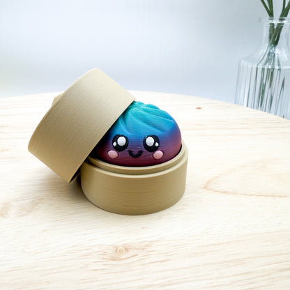 Dumpling Clicker Keychain Collectible