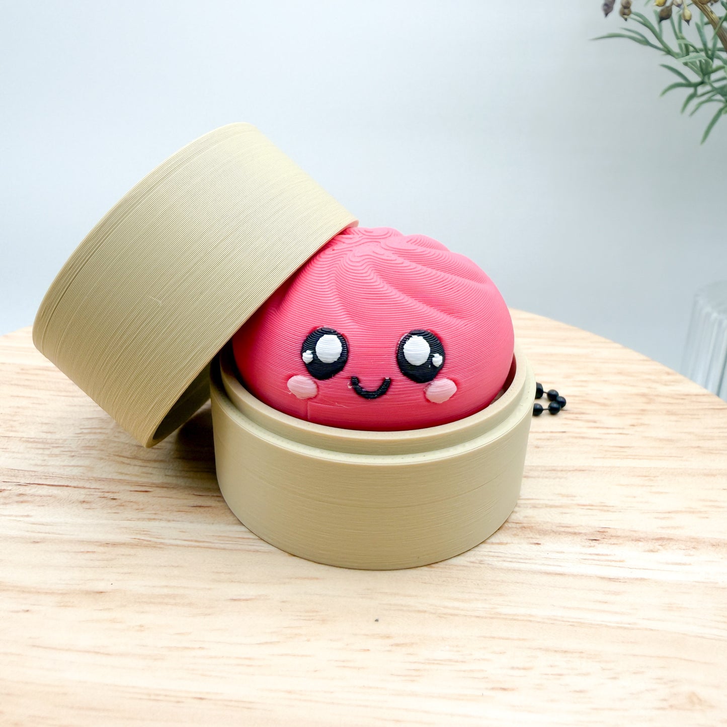 Dumpling Clicker Keychain Collectible
