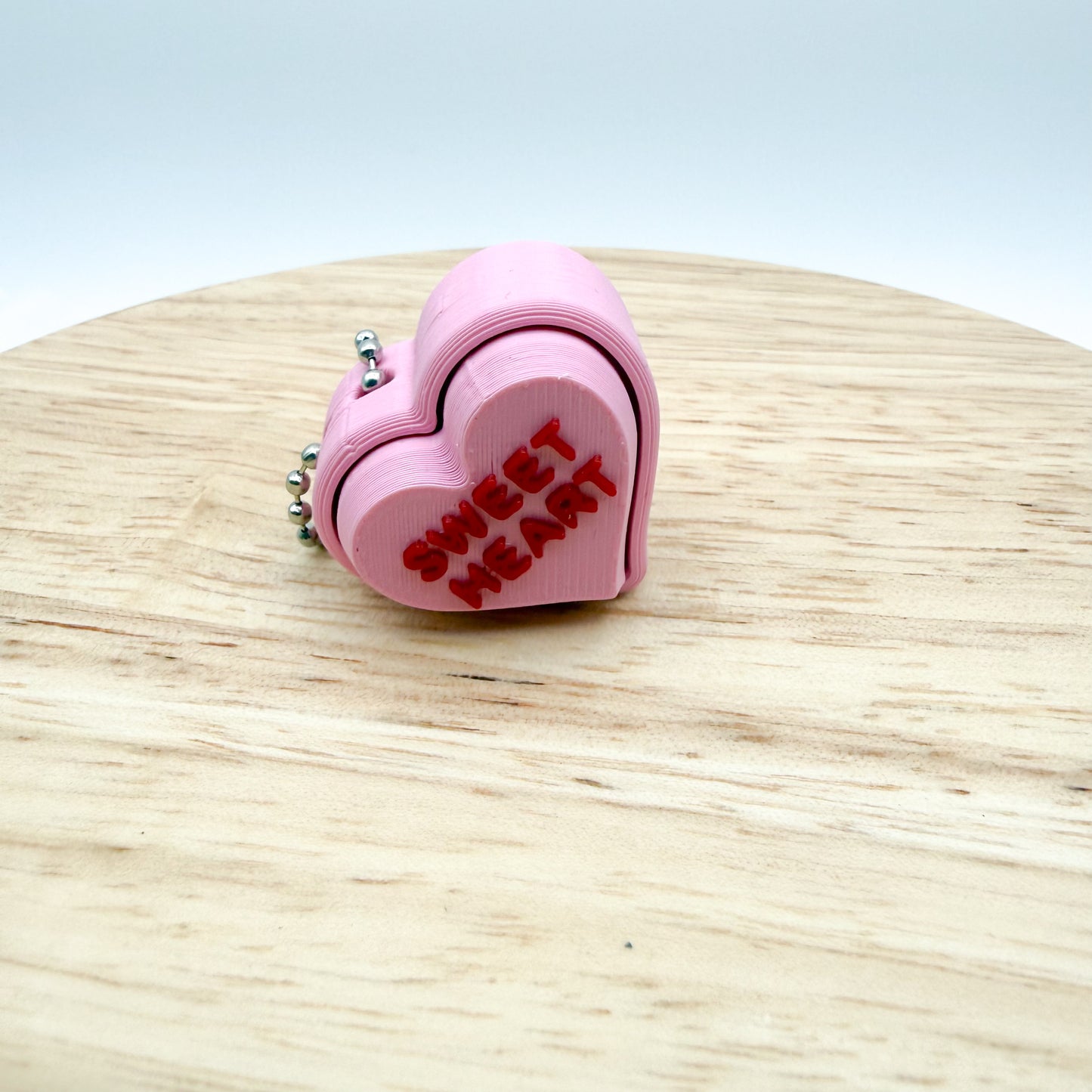 Conversation Heart Clickies Valentine's Day Gift Keychain