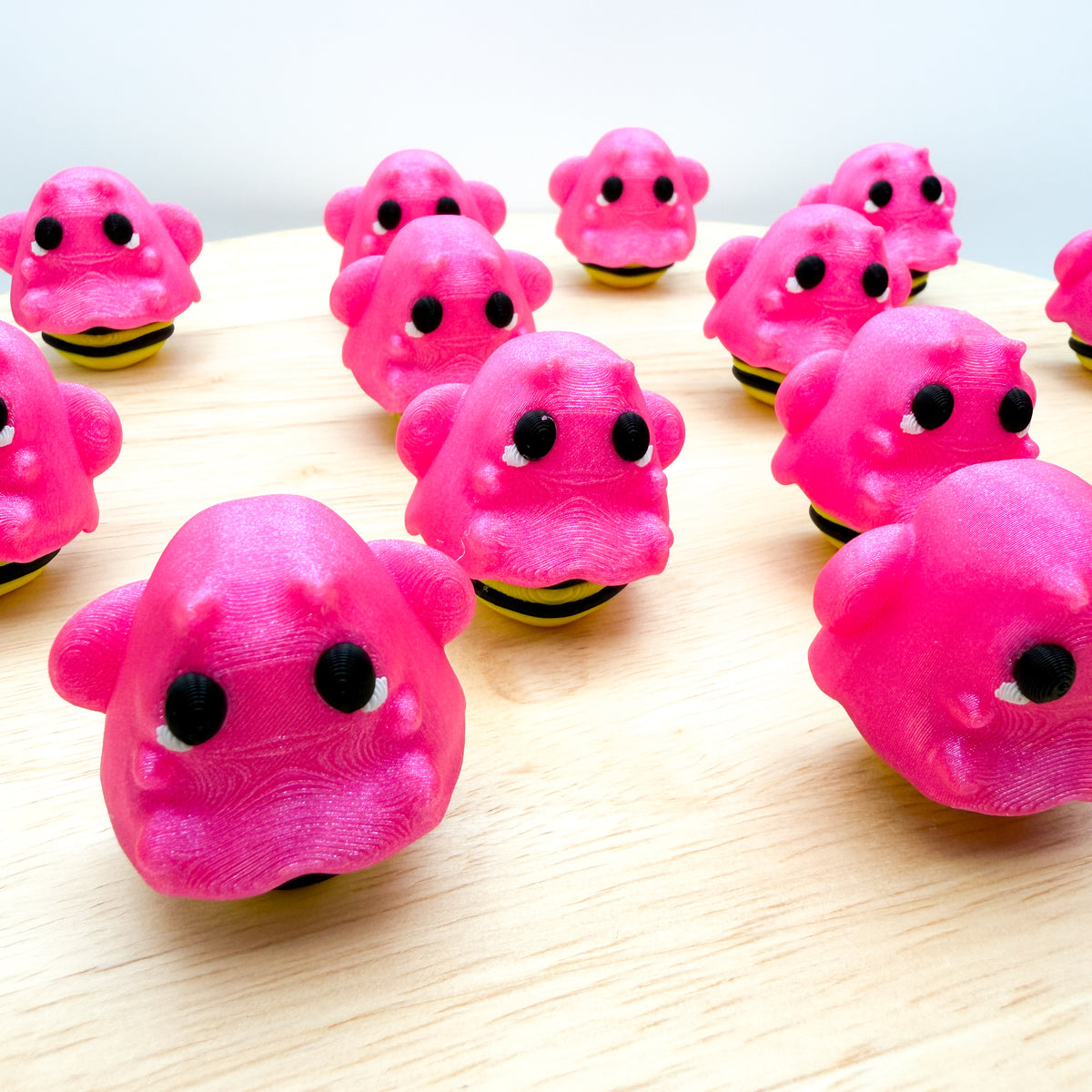 Pink “Boo Bee” Ghost Bee Figurine for Breast Cancer Awareness