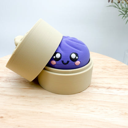 Dumpling Clicker Keychain Collectible