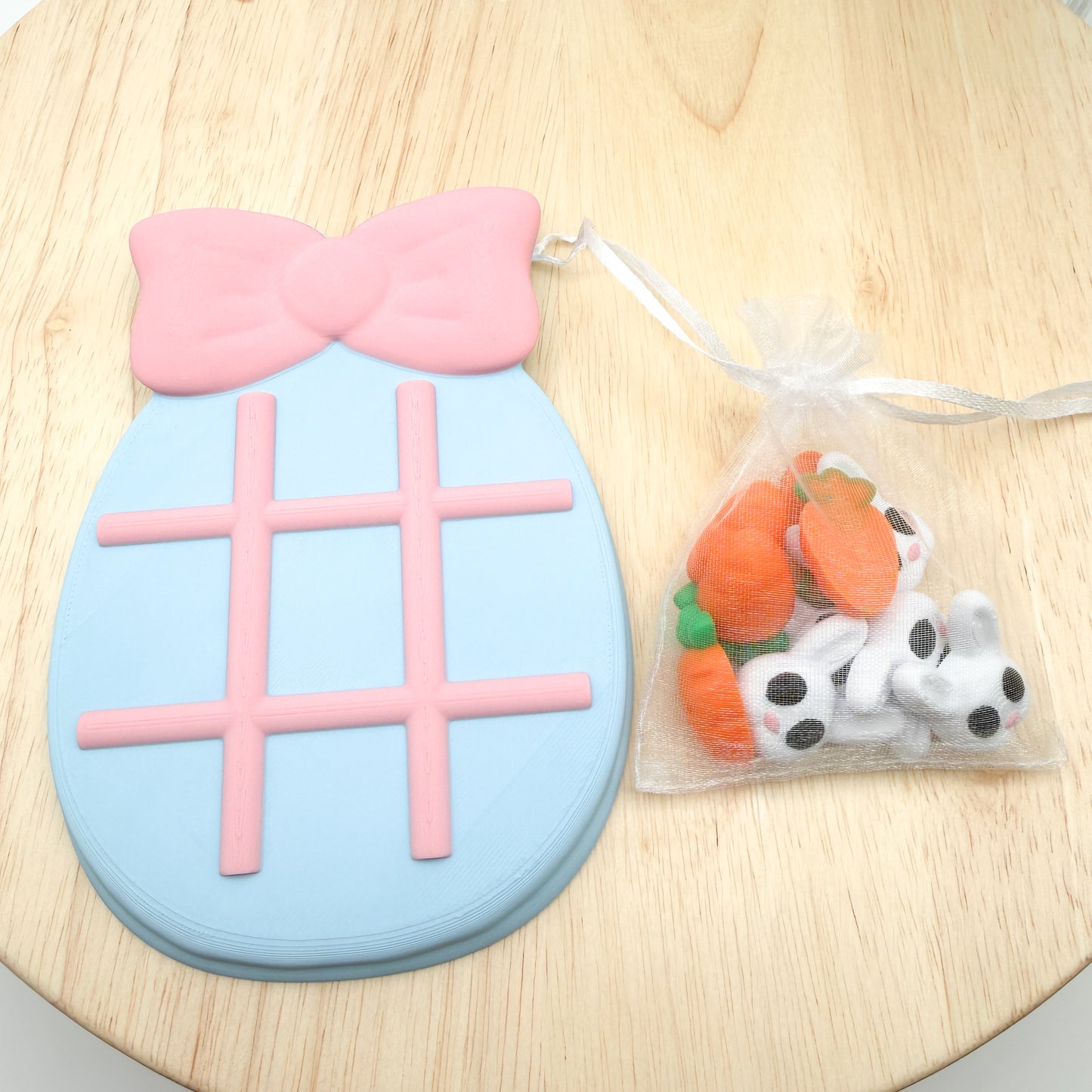 Easter Tic Tac Toe Game 3D Printed Collectible