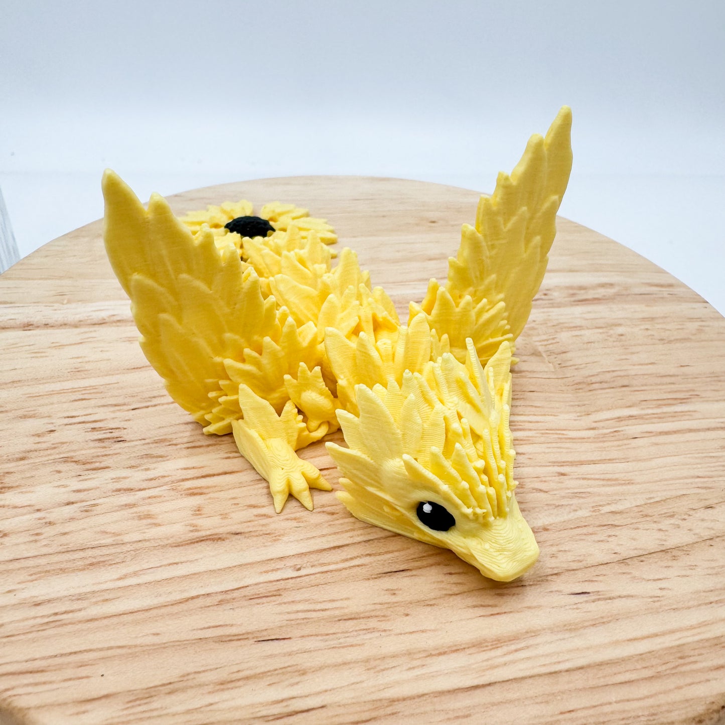 Sunflower Dragon 3D Printed Figurine