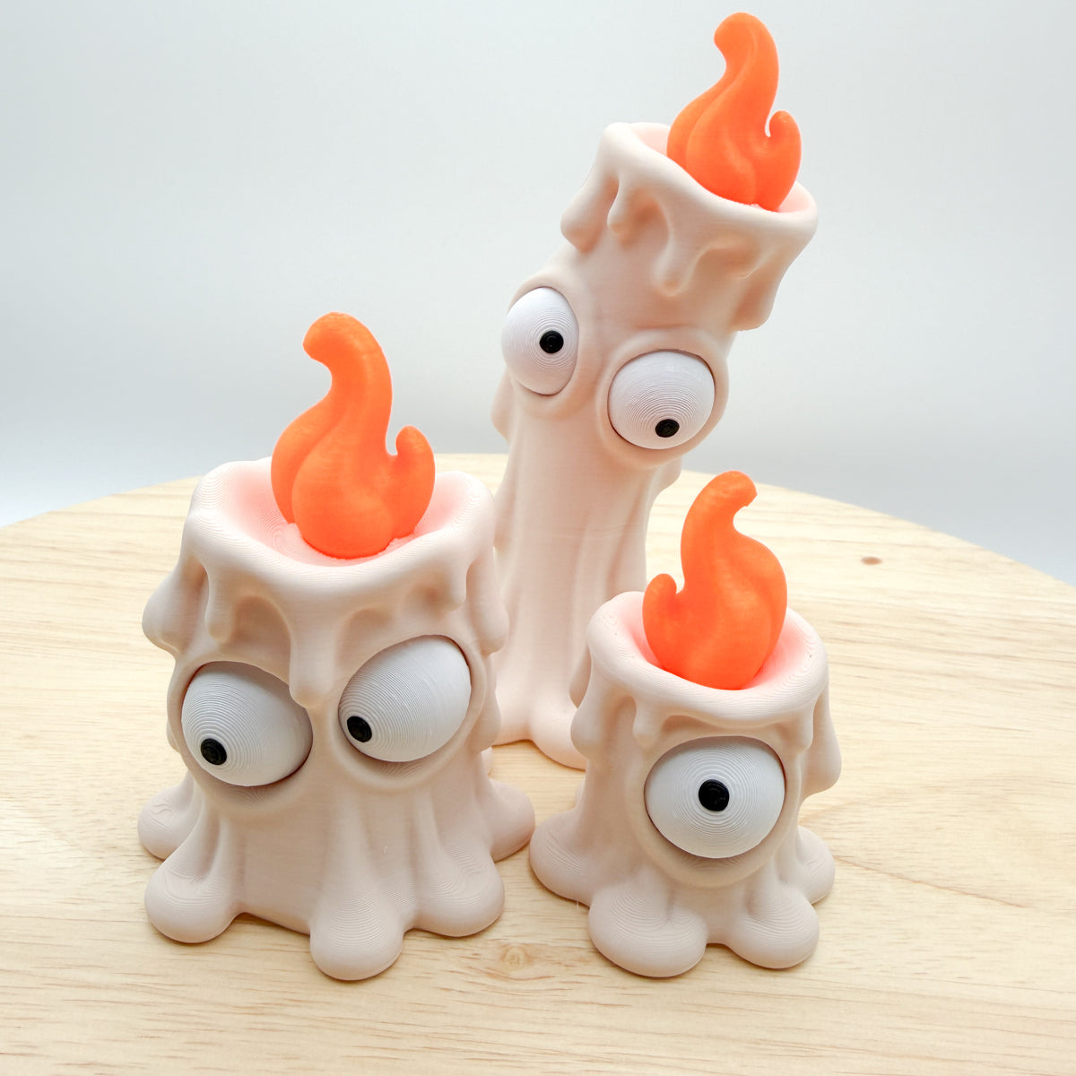 Goofy Eye Animals 3D Printed Collectible with Moveable Eyes