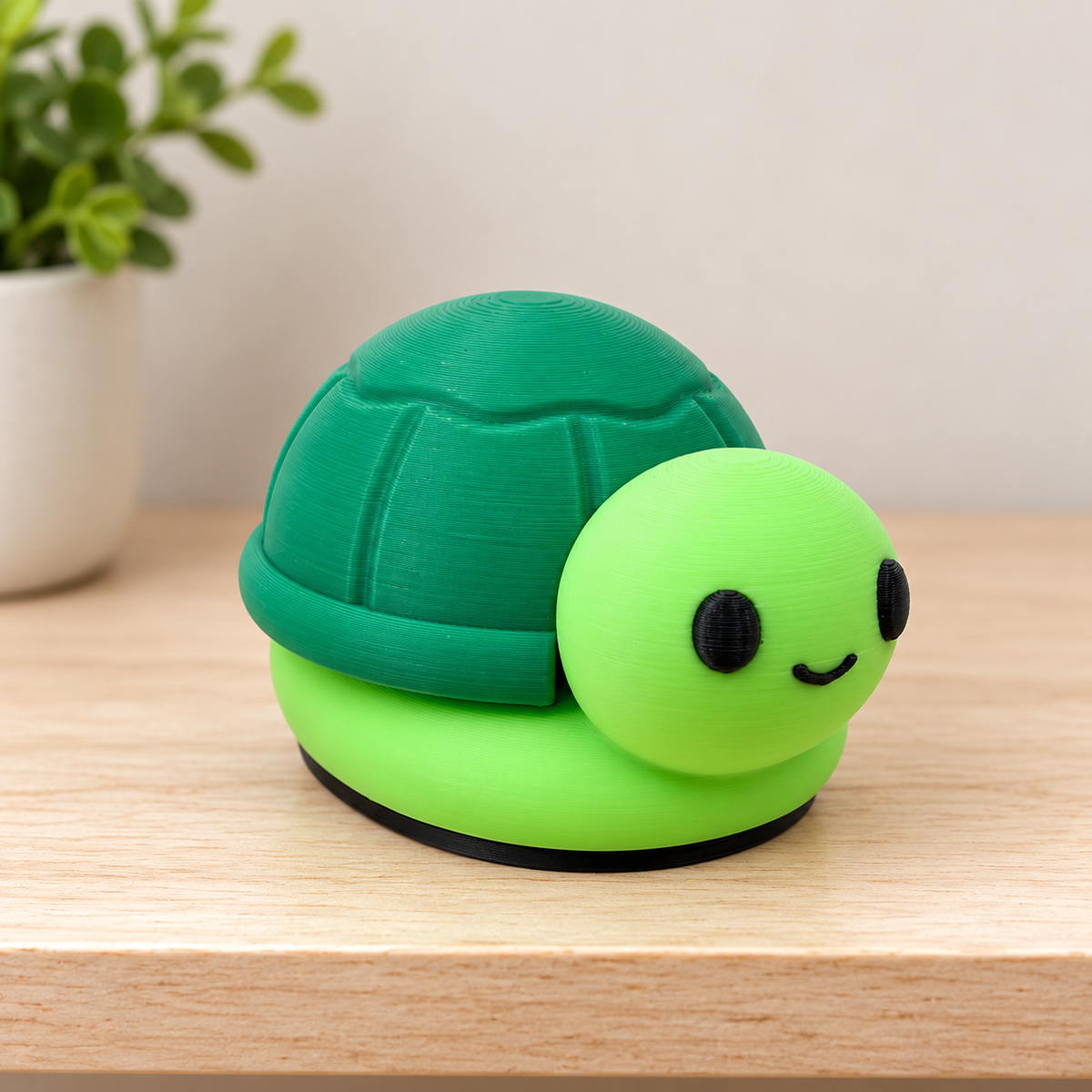 Green turtle Shoulder Loaf with a dark green shell