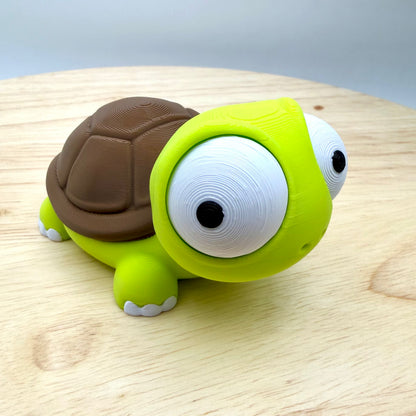 Goofy Eye Animals 3D Printed Collectible with Moveable Eyes