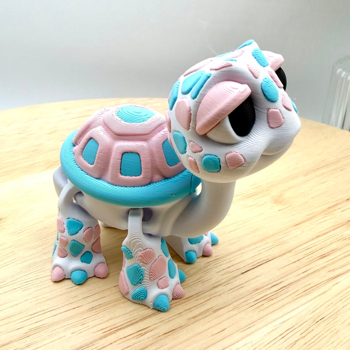 3D Printed Standing Turtle Decor Figurine