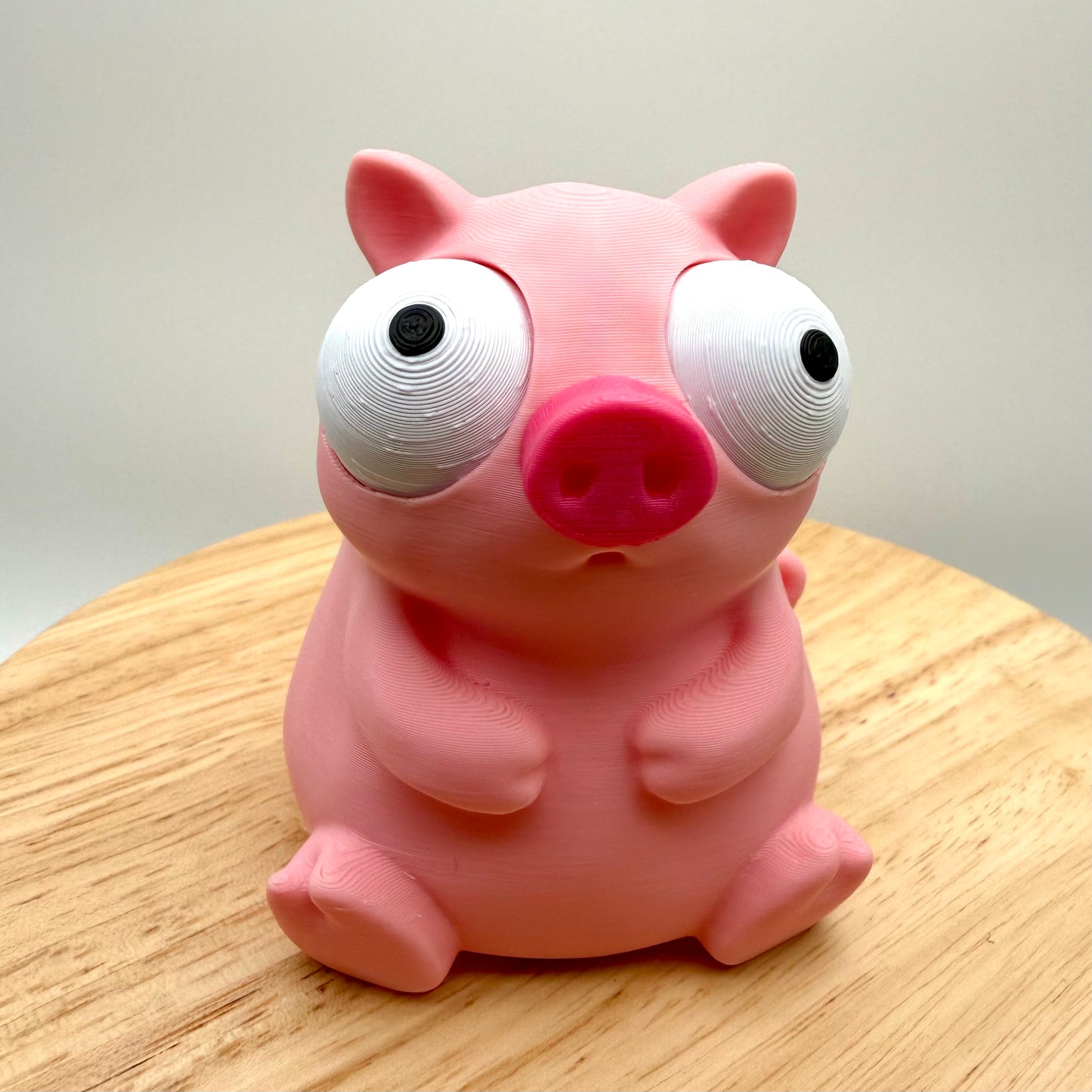 Goofy Eye Animals 3D Printed Collectible with Moveable Eyes