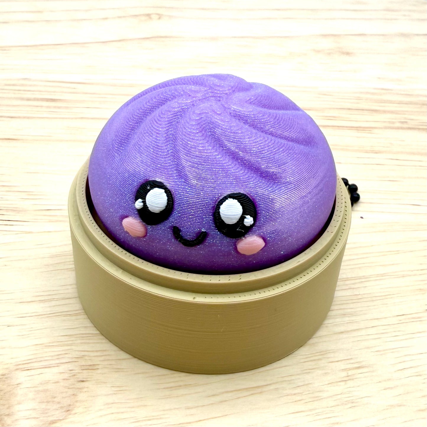 Dumpling Clicker Keychain Collectible