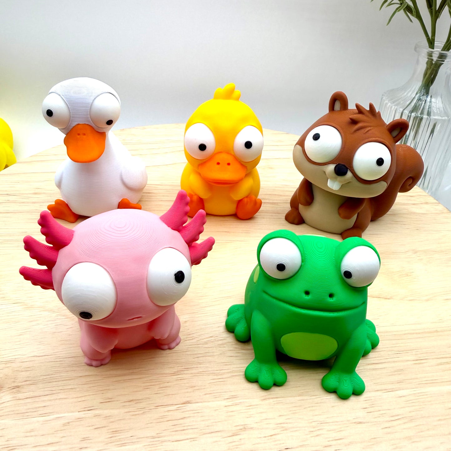 Goofy Animals 3D Printed Collectible