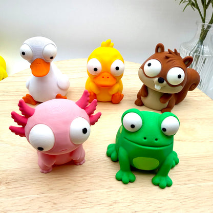 Goofy Animals 3D Printed Collectible