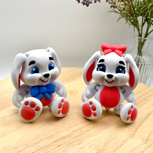 Jumbo Easter Bunny Twins