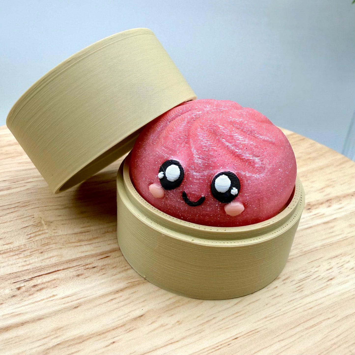 Dumpling Clicker Keychain Collectible