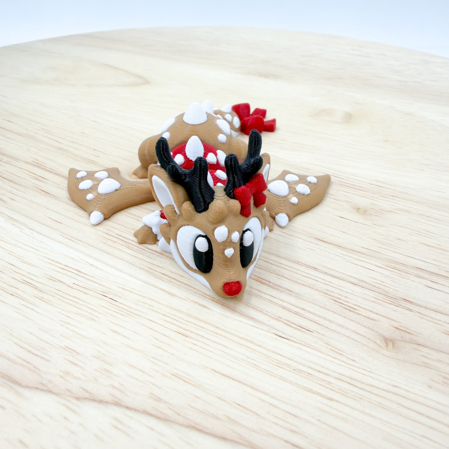 Reindeer Dragon with Bow Tail