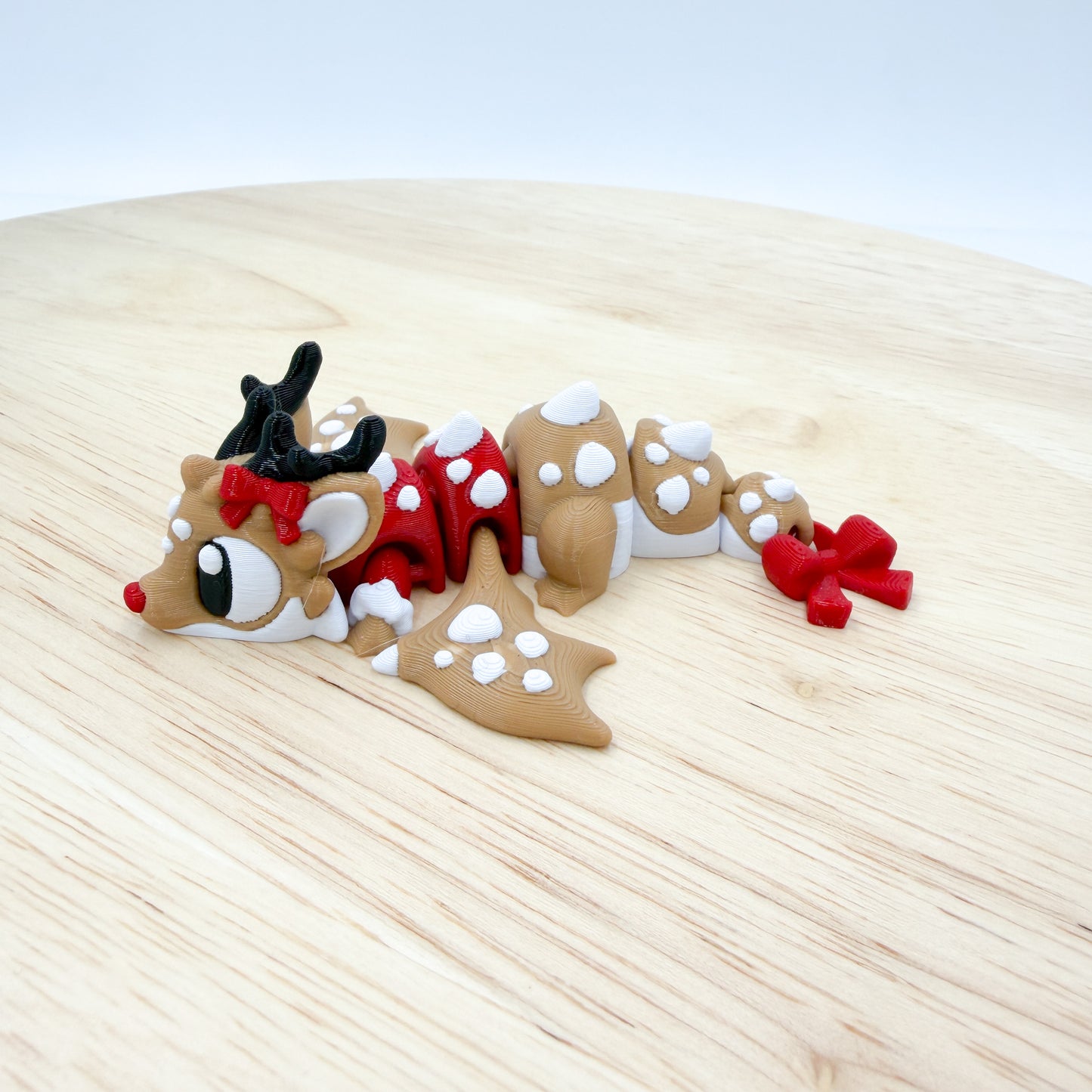 Reindeer Dragon with Bow Tail