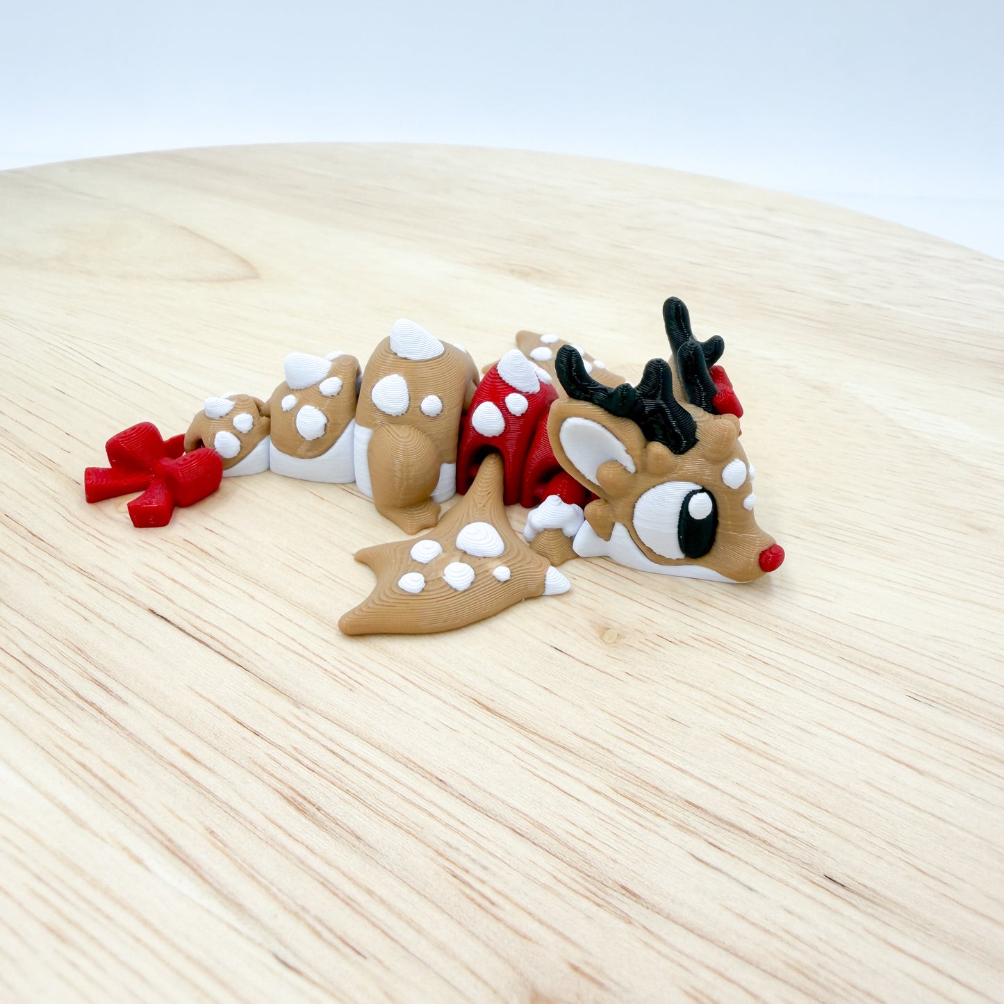 Reindeer Dragon with Bow Tail