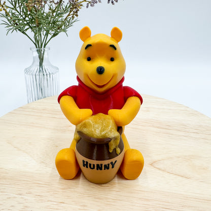 Winnie the Pooh Bear 3D Printed Figurine