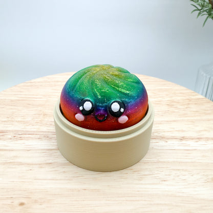Dumpling Clicker Keychain Collectible