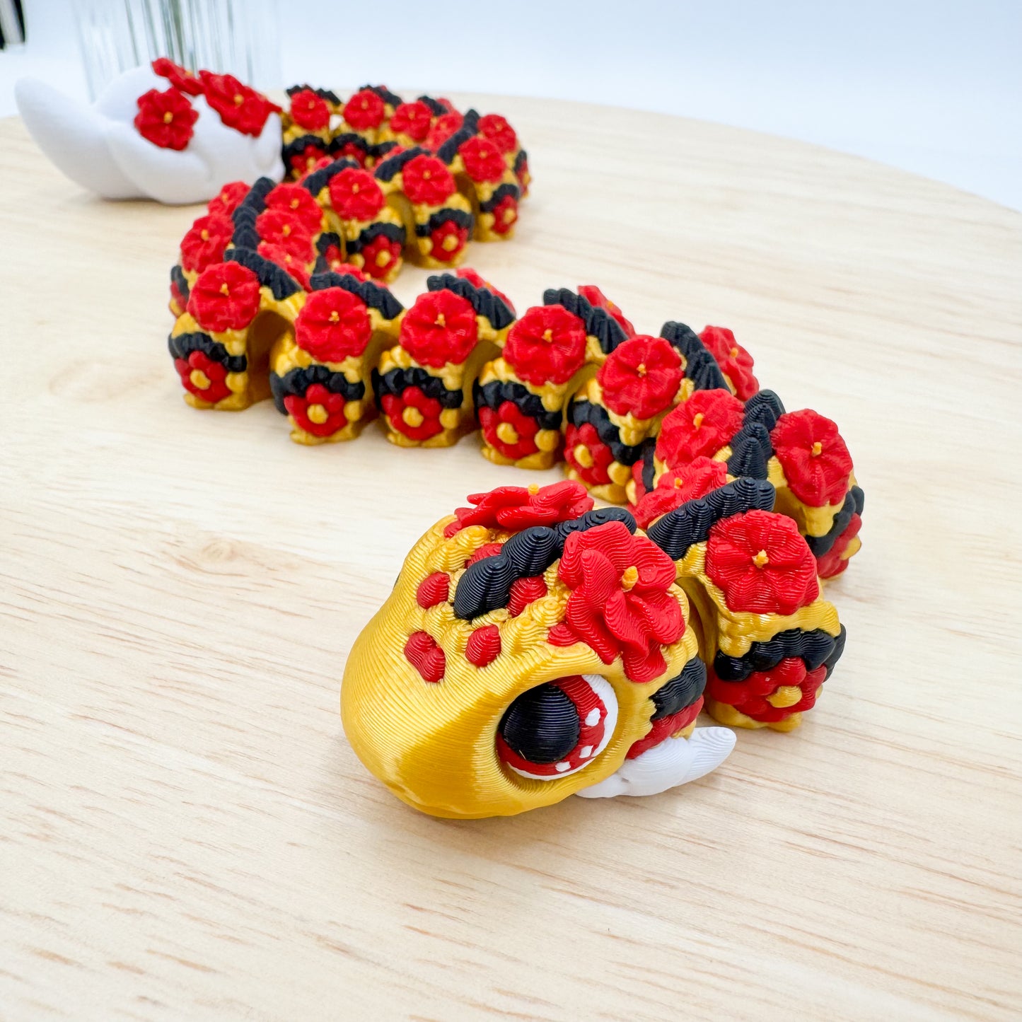 Chinese New Year Snake Year of the Snake Figurine 3D Printed