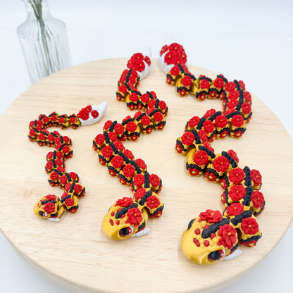 Chinese New Year Snake Year of the Snake Figurine 3D Printed