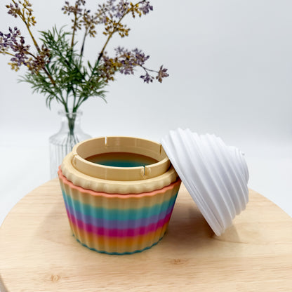 Cupcake Gift Storage Container Box
