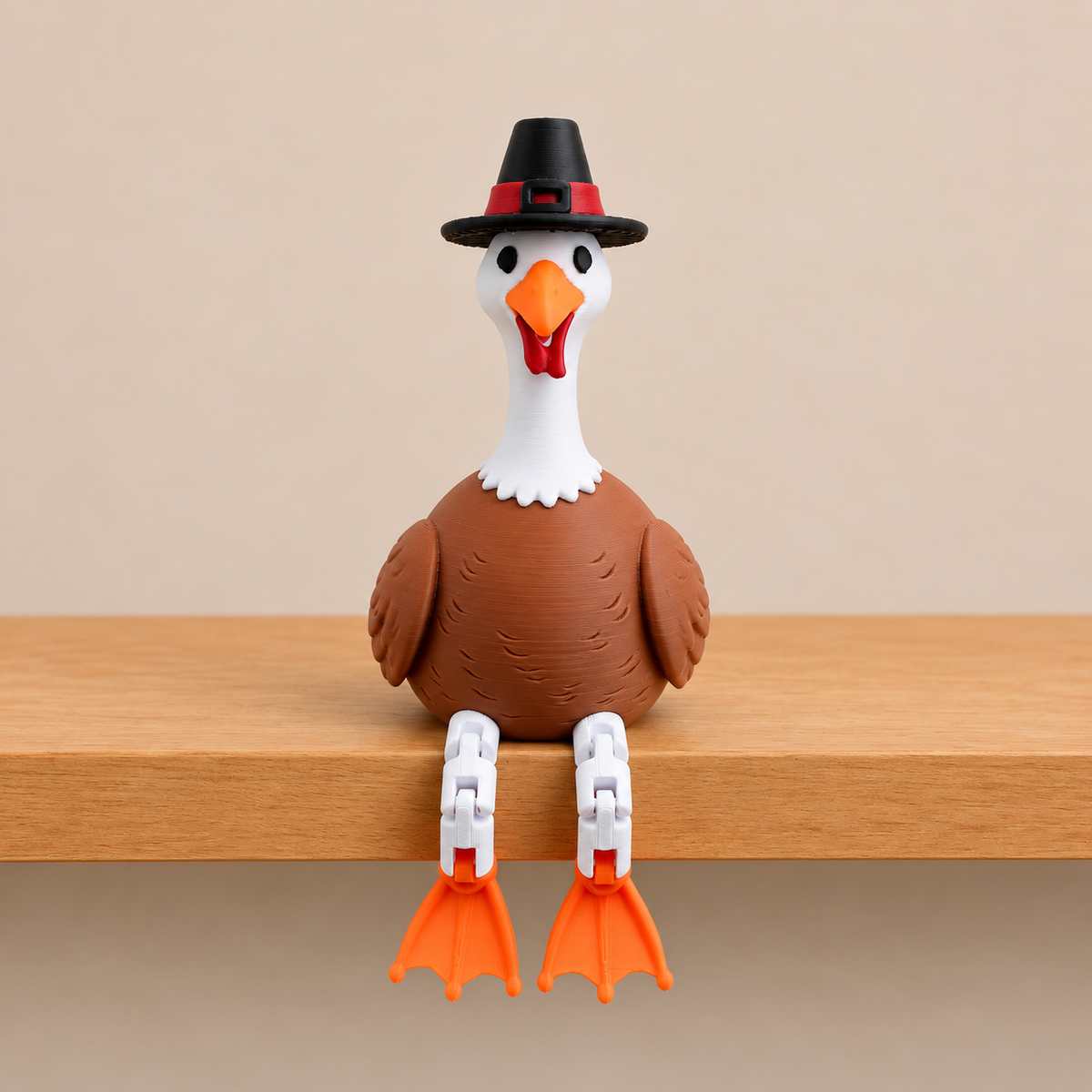 Goose Shelf Sitters 3D Printed Collectible Figurine & Decor