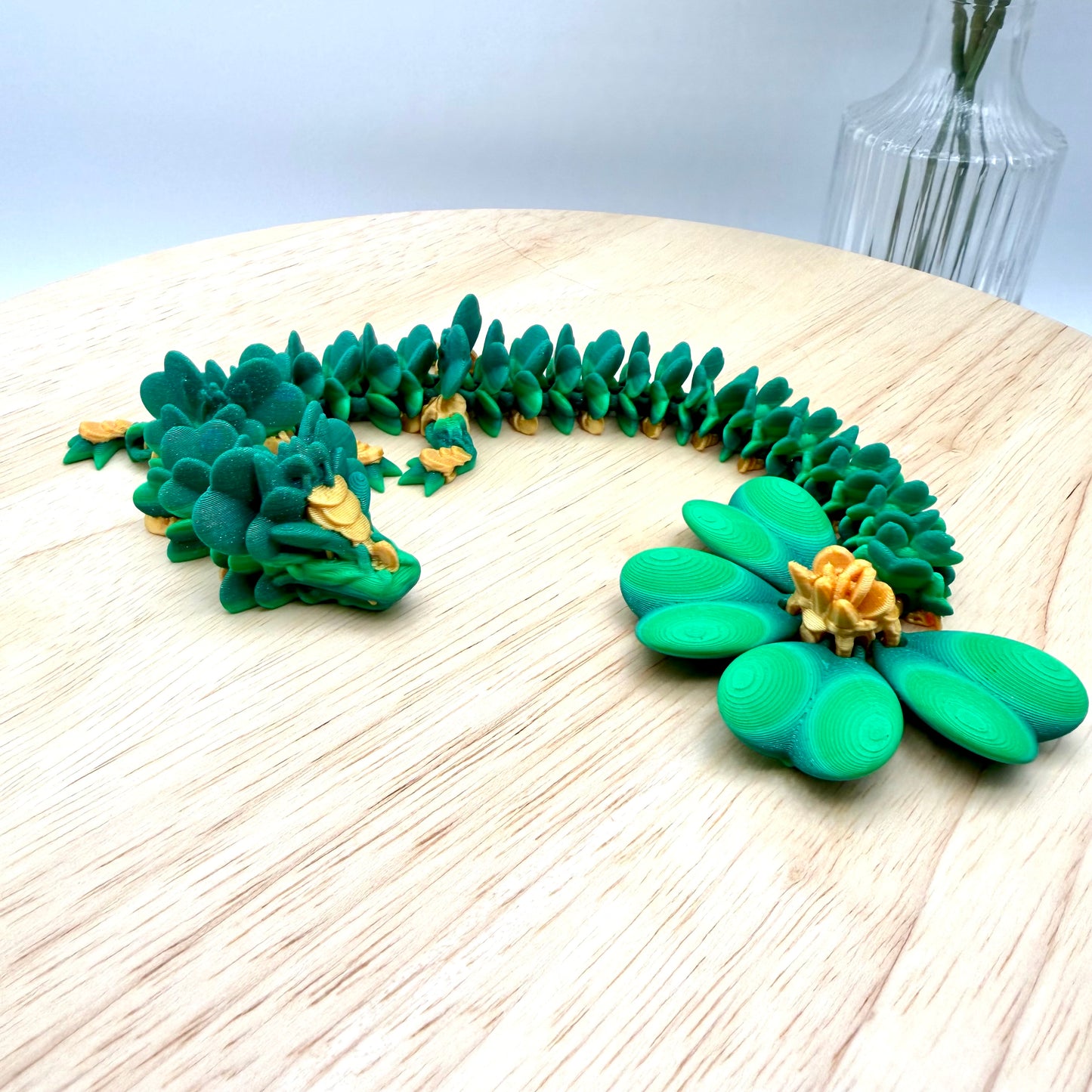 Lucky Clover Dragon - 3D Printed Collectible