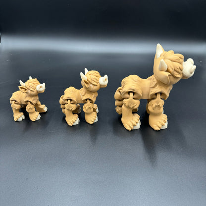 3D Printed Highland Cow