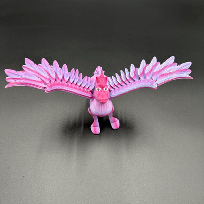 3D Printed Unicorn Pegasus