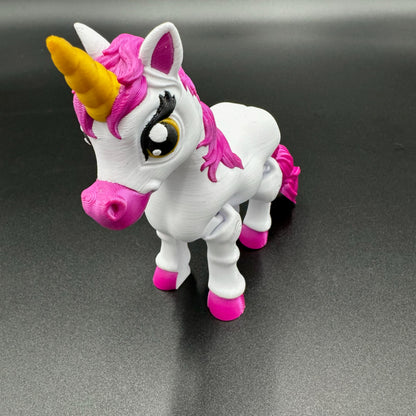 3D Printed Cutesy Unicorn