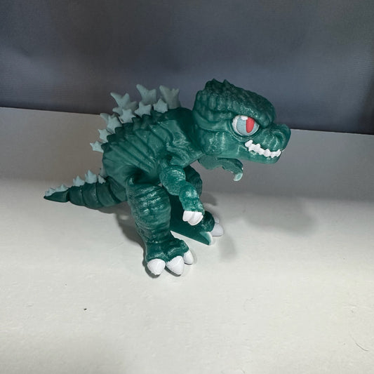 King Kong Godzilla 3D Printed Articulating Figurines
