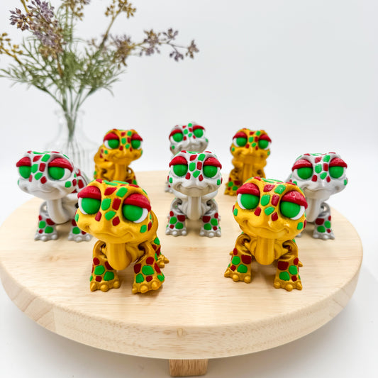 3D Printed Standing Turtle Decor Figurine