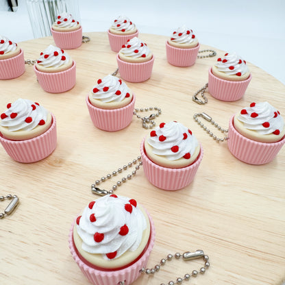 Cupcake Clickie Keychain Valentine's Day