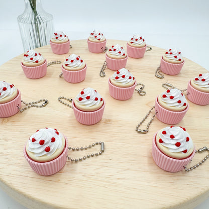 Cupcake Clickie Keychain Valentine's Day